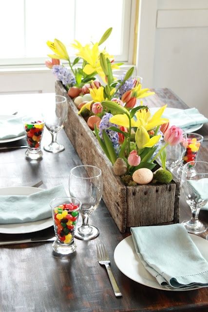 húsvéti-asztali-dekoráció
