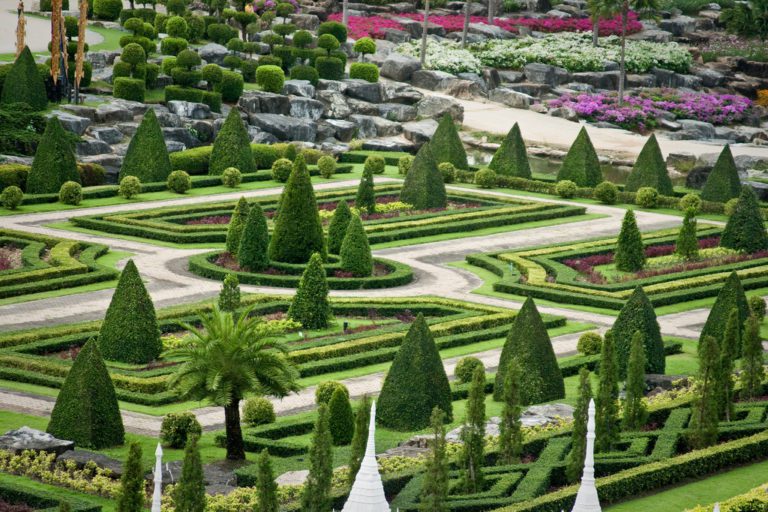 Nong Nooch Botanikus Kert Francia látványkert