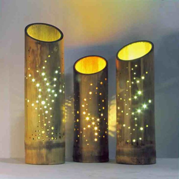 Donna Wakelin bambusz lámpa