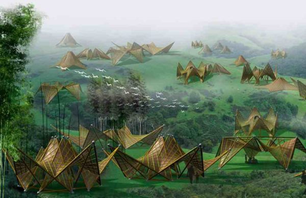 ming bambusz házak