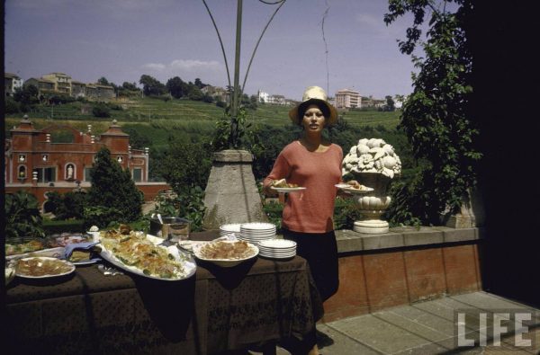 villa, kert, villakert, Sophia Loren