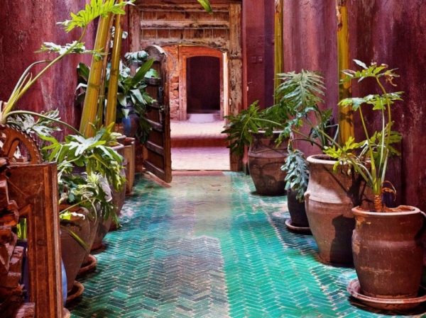 riad enija hotel marokkói kertje