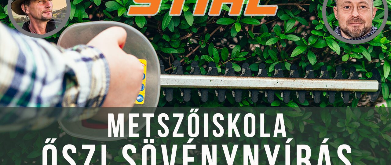 sövény metszése ősszel