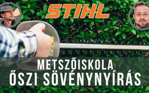 sövény metszése ősszel